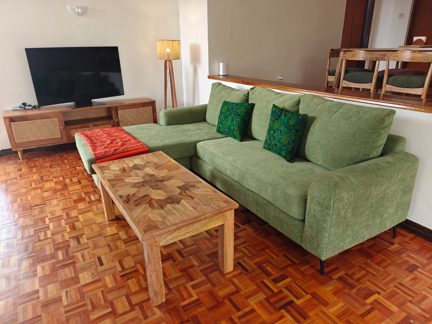 L-shape sofa for ksh 90,000 with 40D cushions