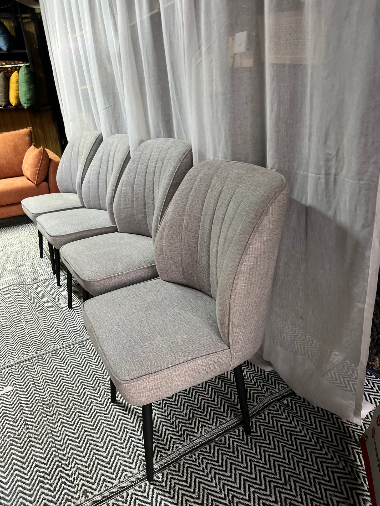 Grey dining chairs for 14,500 each