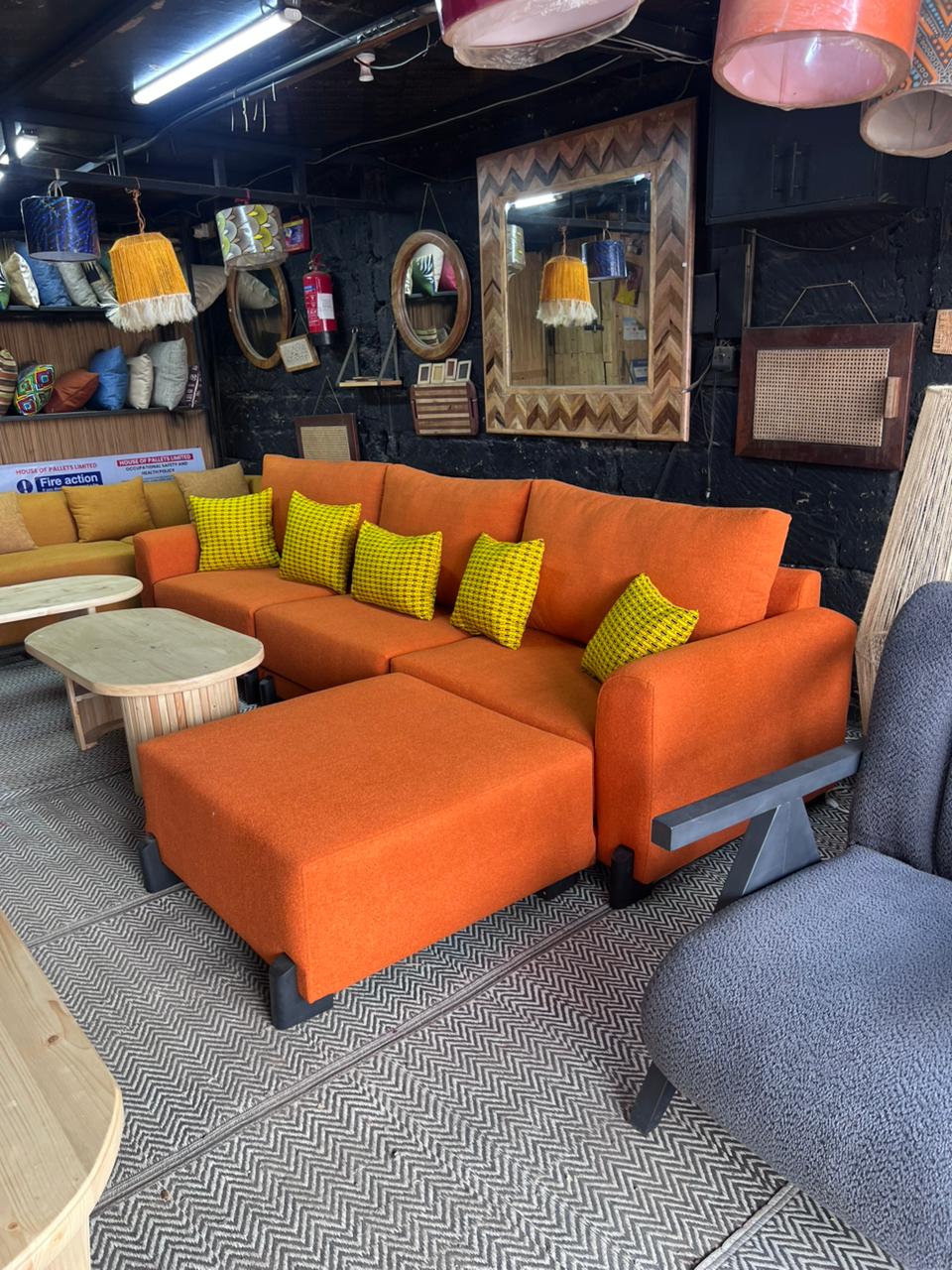 L shaped sofa