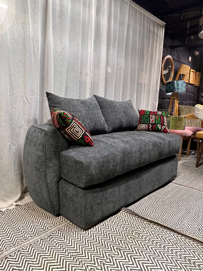 Curved grey 3 seater for ksh 75,000
