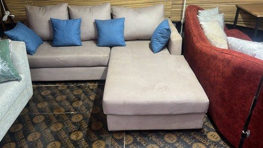 Grey l-shape sofa