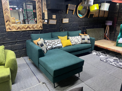 Green l-shape sofa for ksh 90,000
