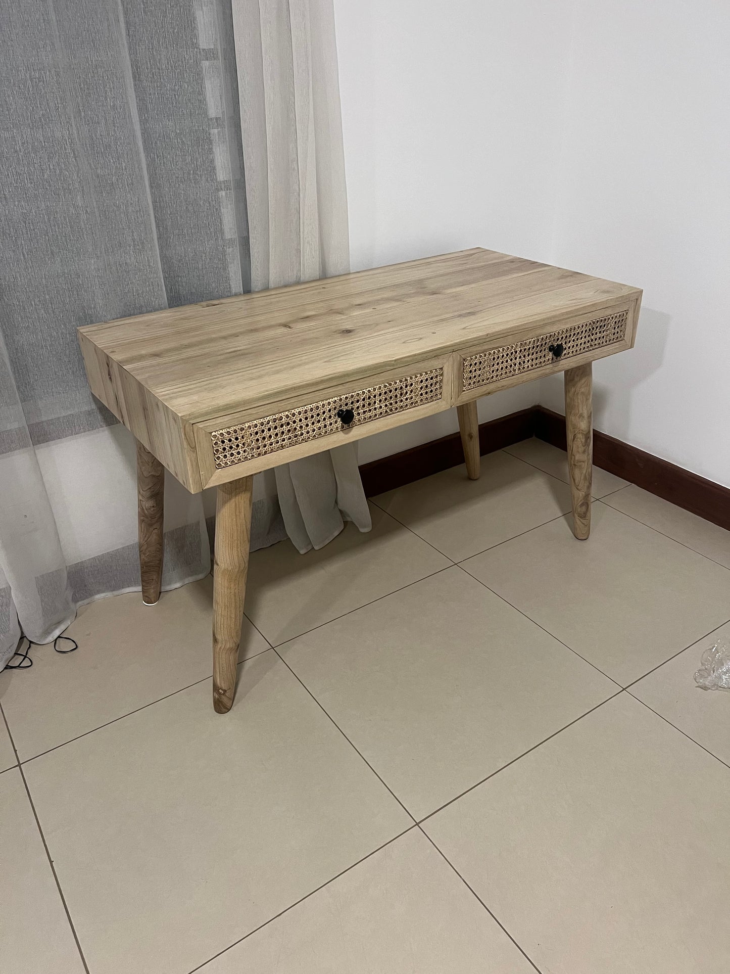 Meru oak home office desk