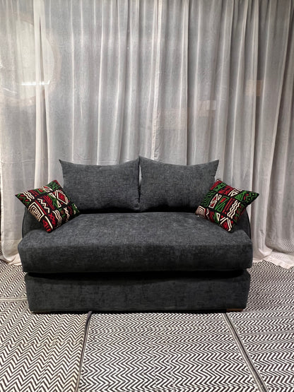 Curved grey 3 seater for ksh 75,000