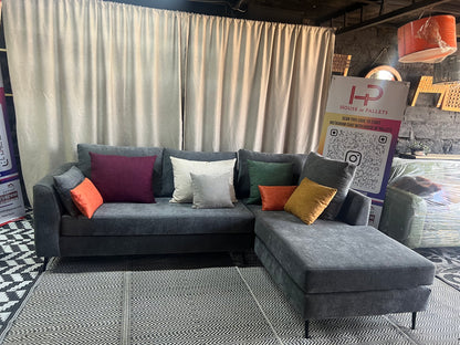 Dark grey l-shape sofa for ksh 90,000