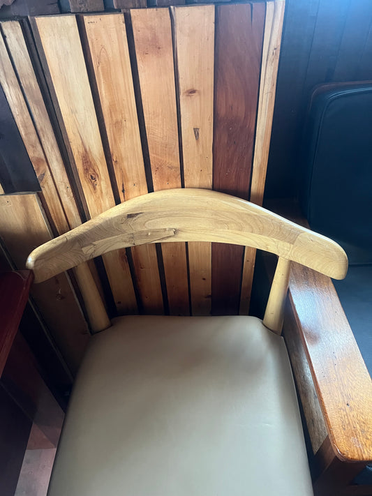 Meru oak dining seat