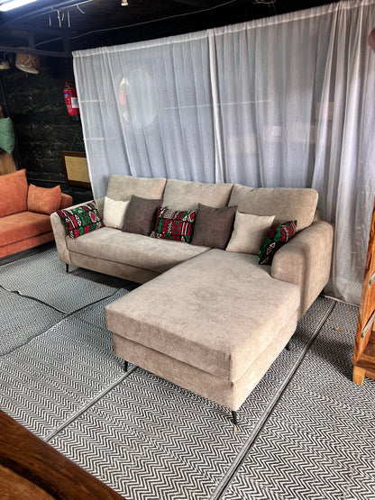 Light grey l-shape for ksh 90,000.