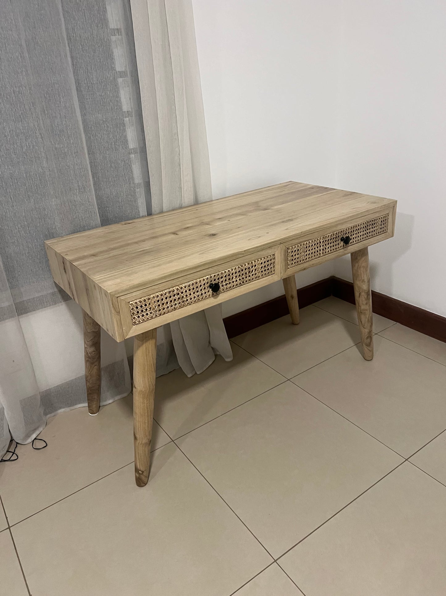 Meru oak home office desk