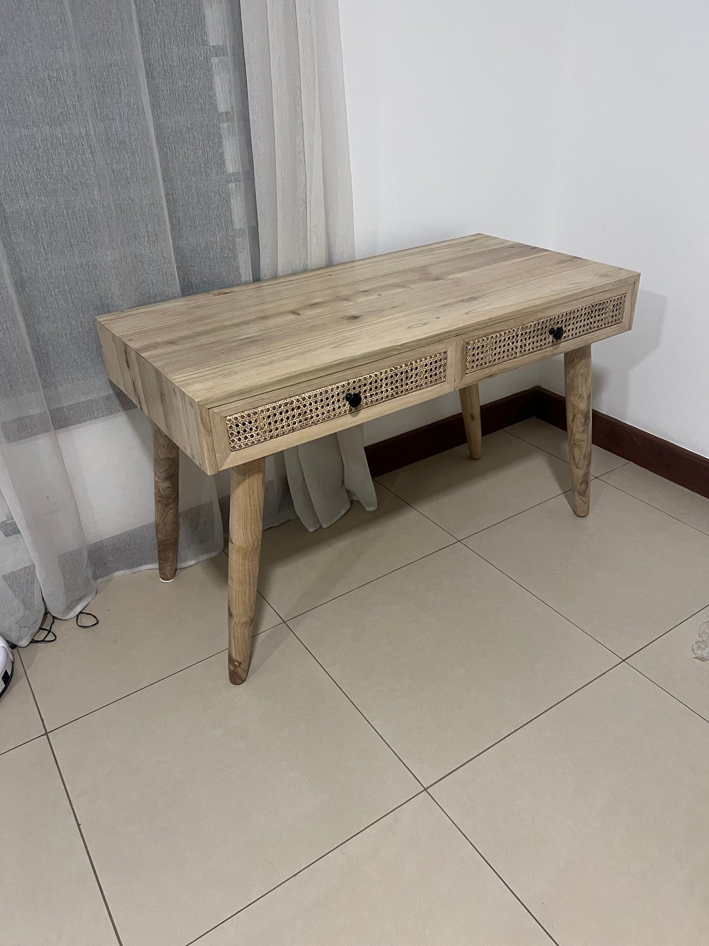 Meru oak home office desk