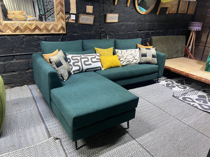 Green l-shape sofa for ksh 90,000