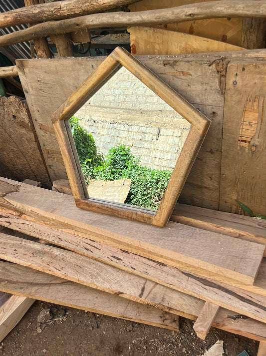 Pentagon Frame Mirror