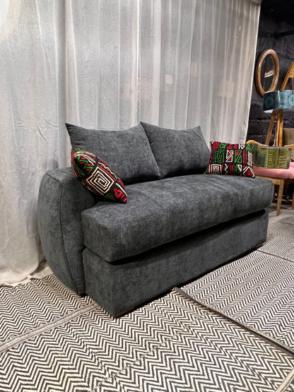 Curved grey 3 seater for ksh 75,000