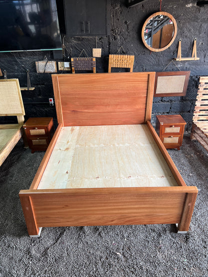 Mahogany solid wood bed