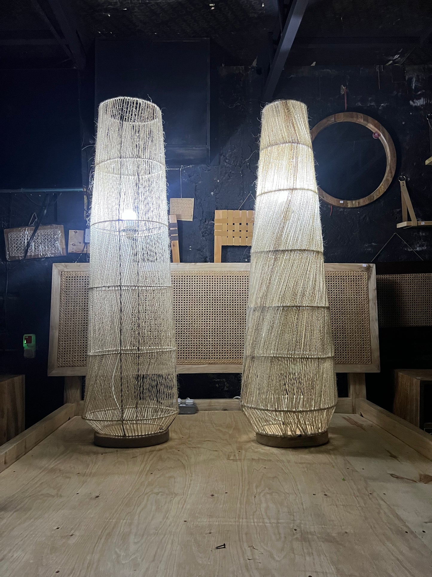 Sisal lamps each ksh 20,000