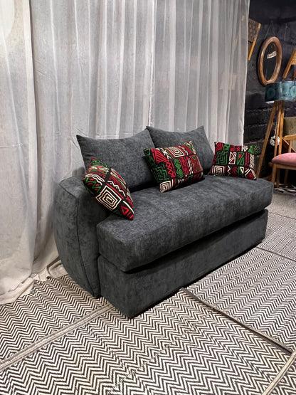 Curved grey 3 seater for ksh 75,000