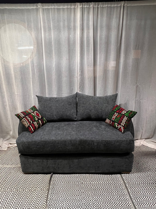 Curved grey 3 seater for ksh 75,000