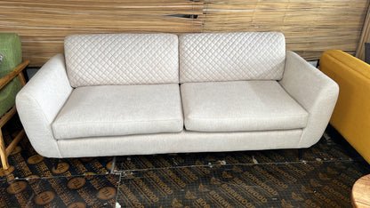 Quilted 3 seater sofa available