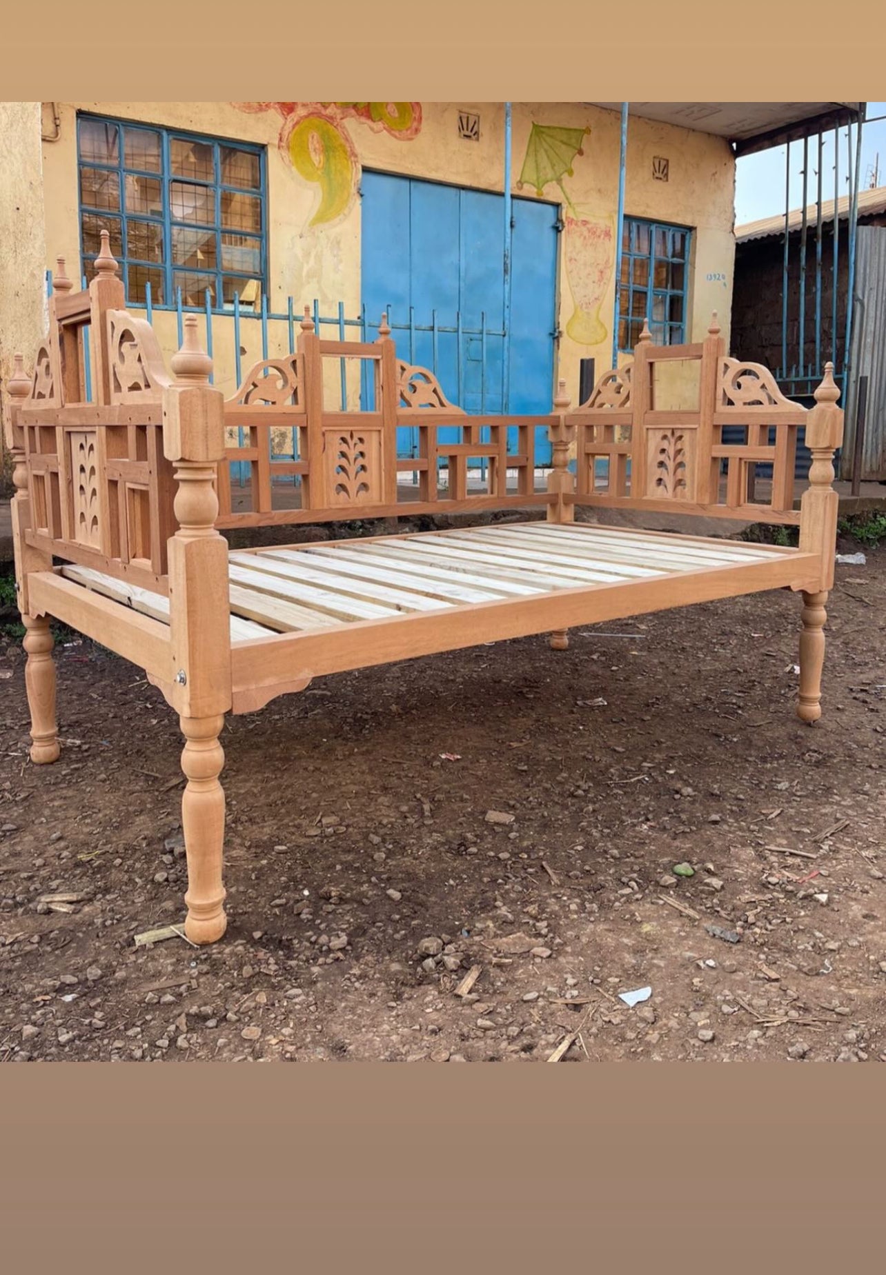 Dark oak stained white pine tv stand