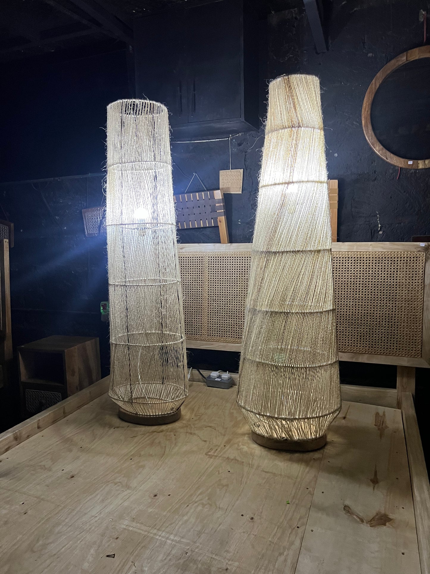 Sisal lamps each ksh 20,000