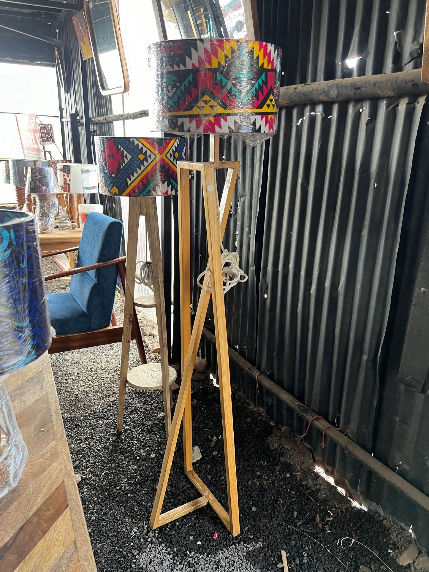 Meru oak lampstands available for ksh 11,000 each