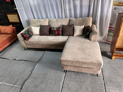 Light grey l-shape for ksh 90,000.