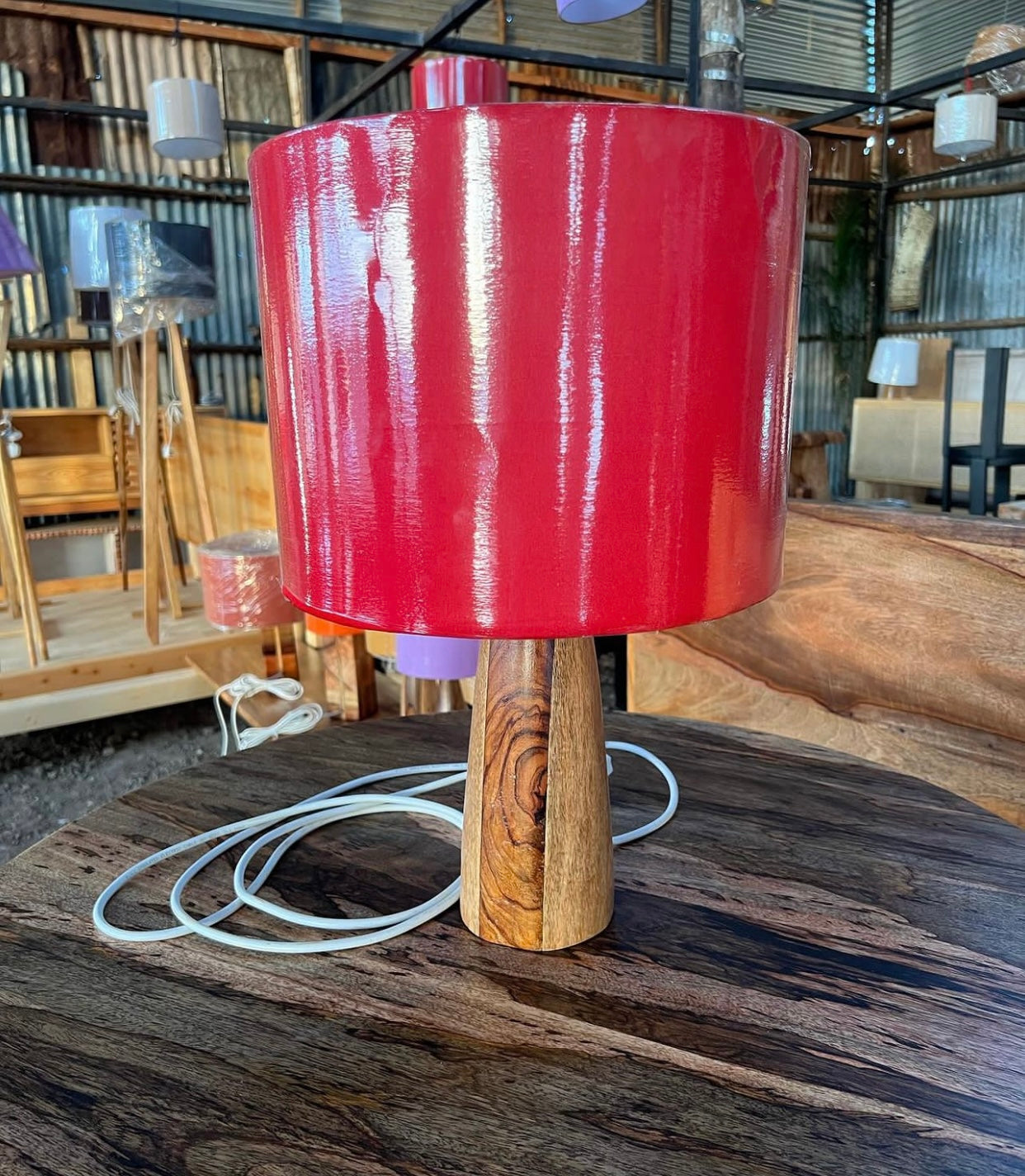 Red Side Lamp