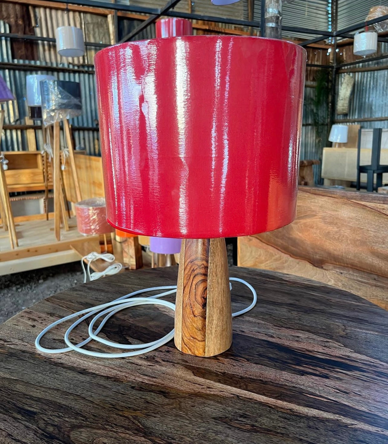 Red Side Lamp