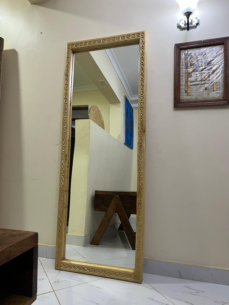 framed mirror