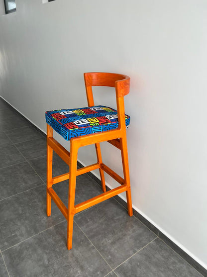 Stained Cypress Ankara Bar Stools