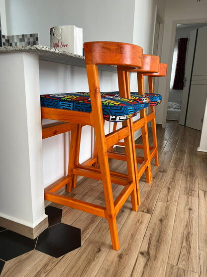 Stained Cypress Ankara Bar Stools