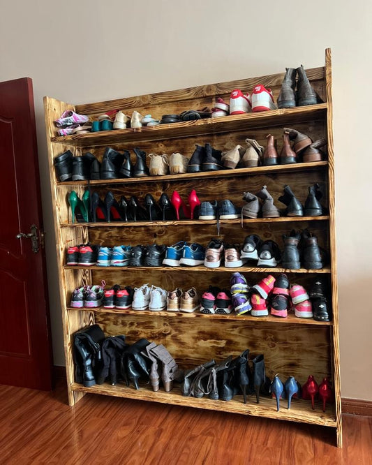 Pine wood Shoe Rack