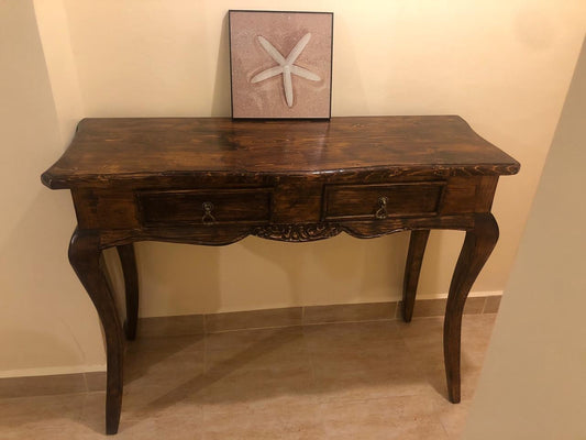 Antique console Tables made of pine wood