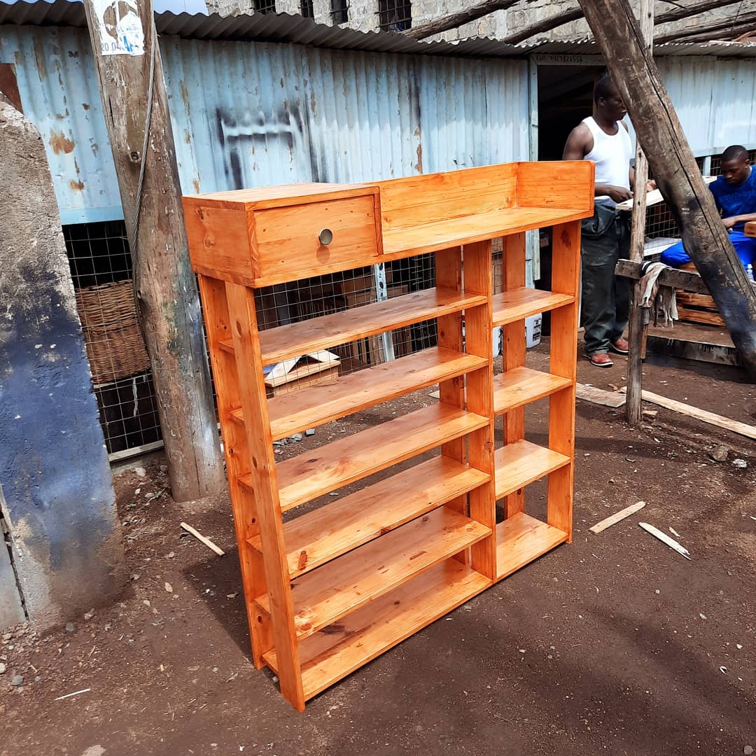 Pine Shoe Rack