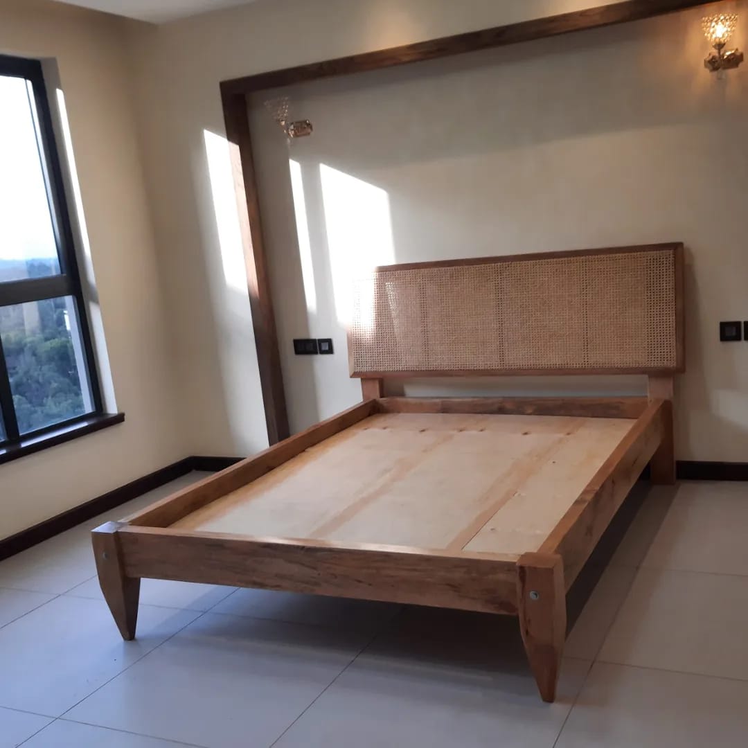 5x6 Mango Rattan Bed