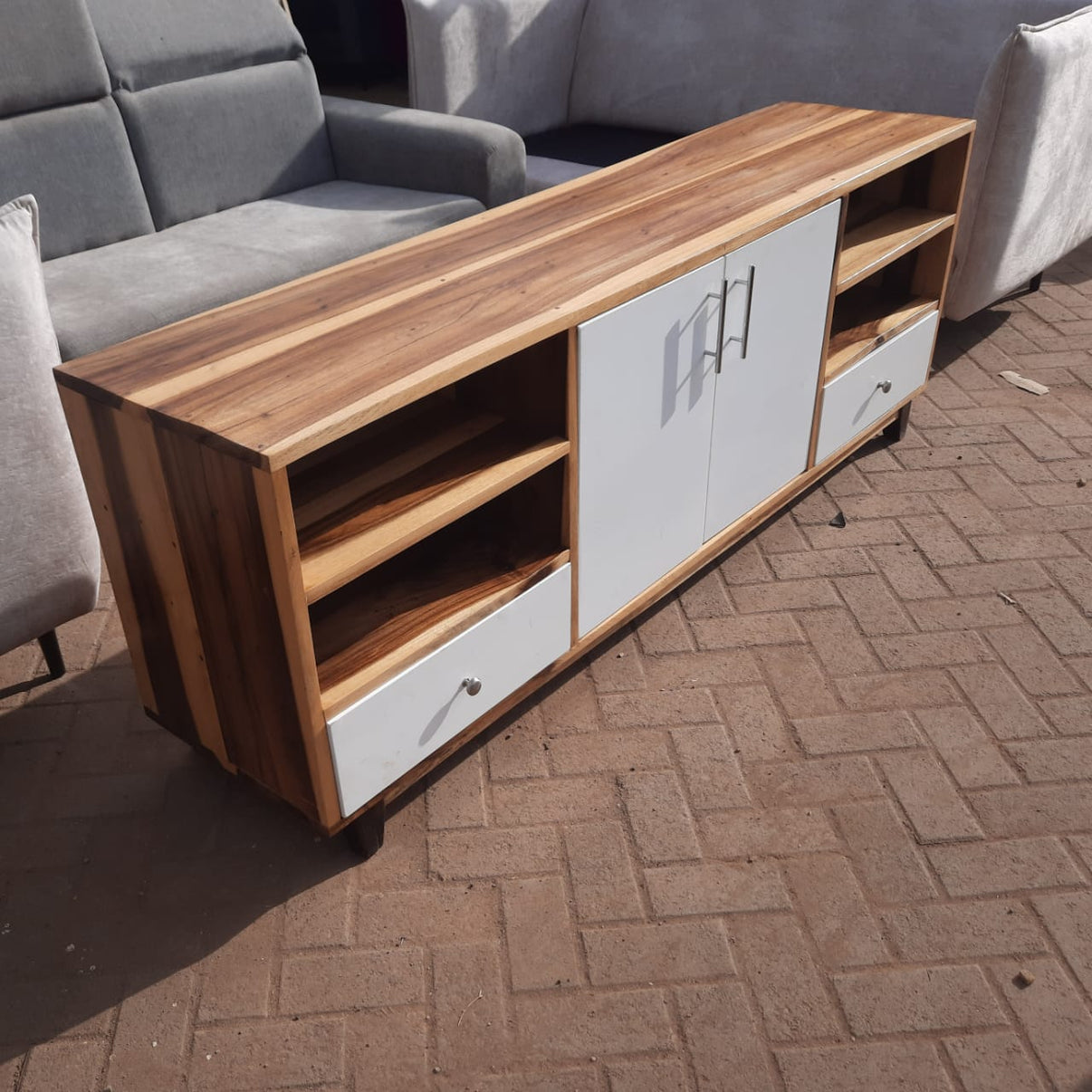 Teak wood Tv Stand House of Pallets