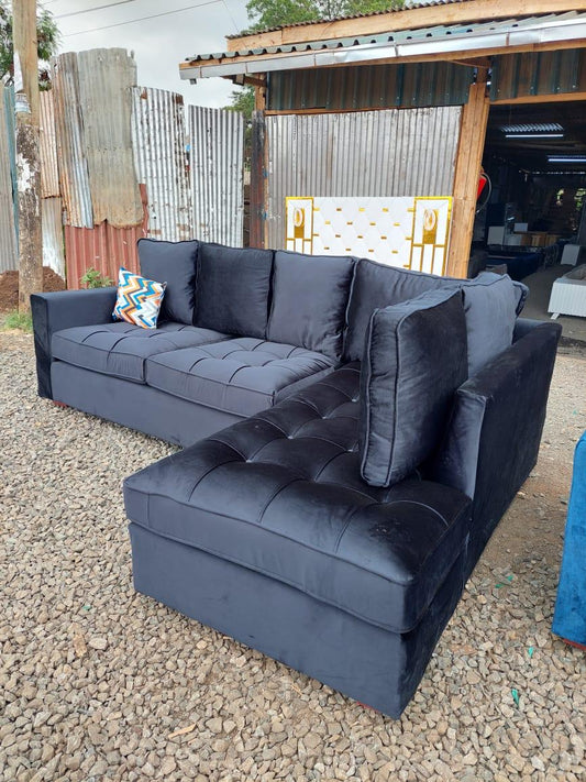 5 seater l shape sofa with 40 D cushions sofa